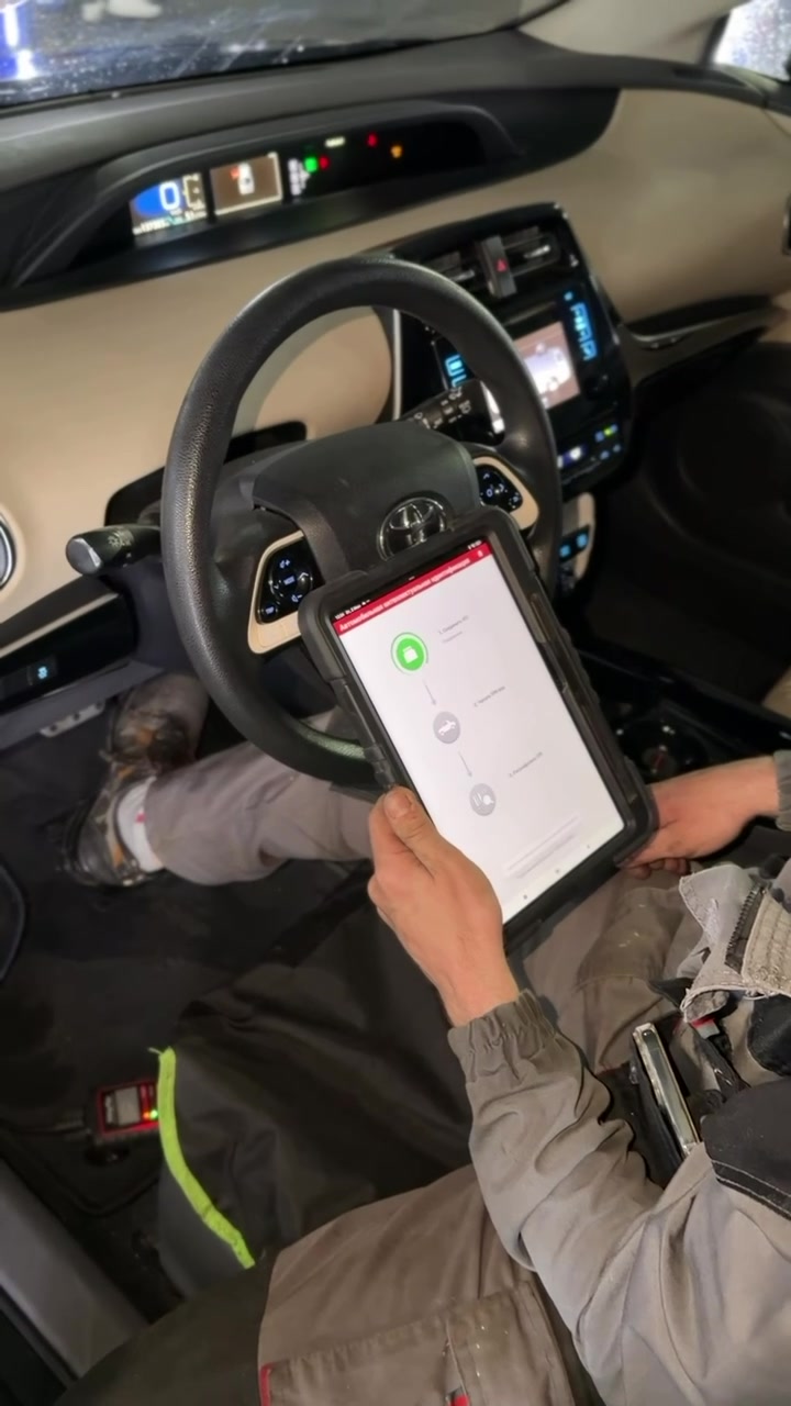 Car diagnostics with a tablet
